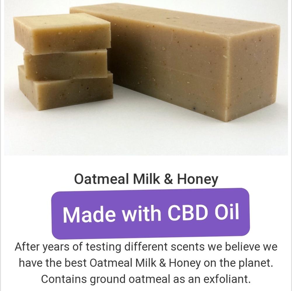 Oatmeal & Honey Soap with CBD Oil